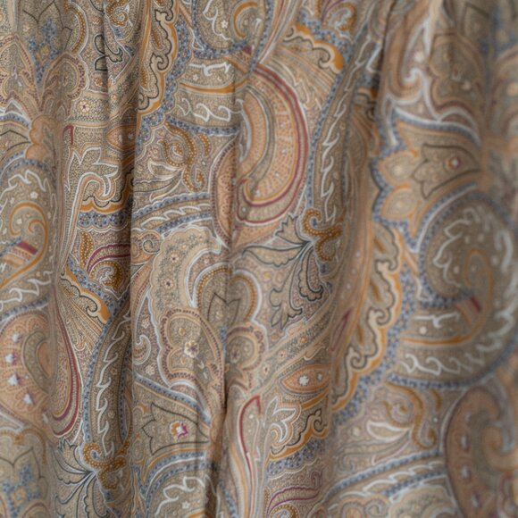 Liz Claiborne silk paisley straight Leg 90s Y2K pants - Picture 3 of 4